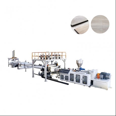 Jwell Machinery China kompaniyasidan SPC tosh-plastmassa atrof-muhit uchun zamin ekstruziyasi liniyasi